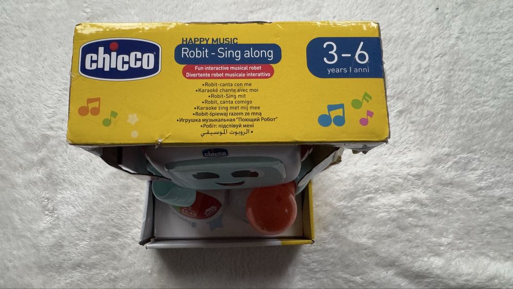 Chicco Happy Music Robit Sing Along śpiewający robot dla dzieci