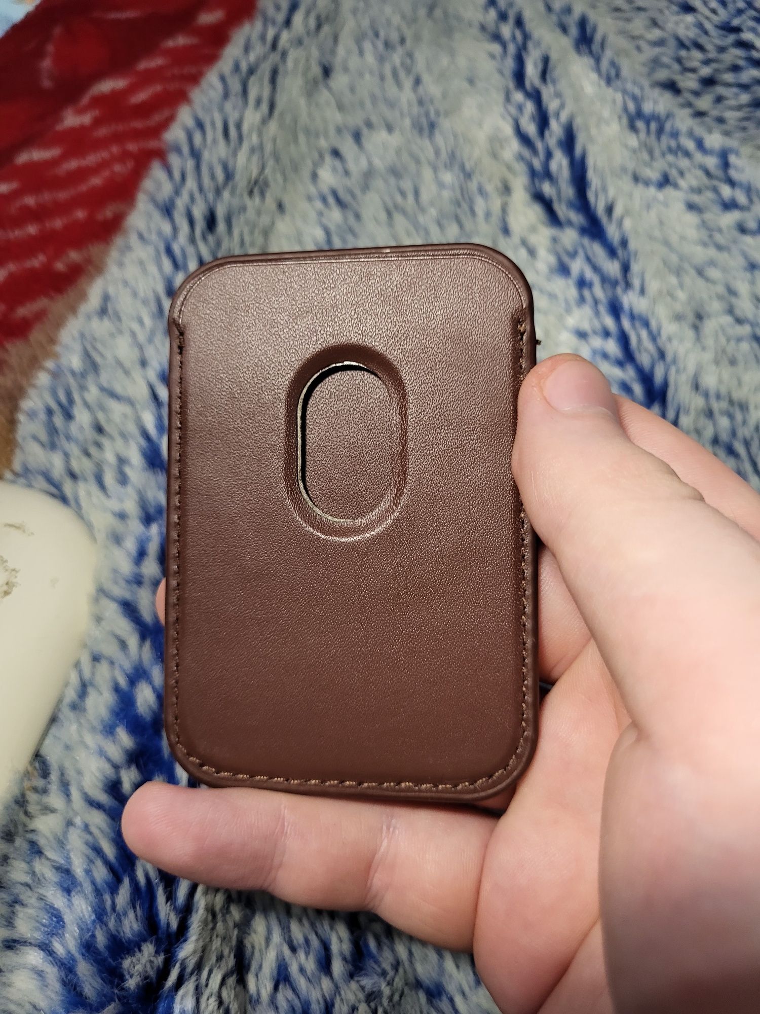 Apple Leather Wallet - кошелек бампер