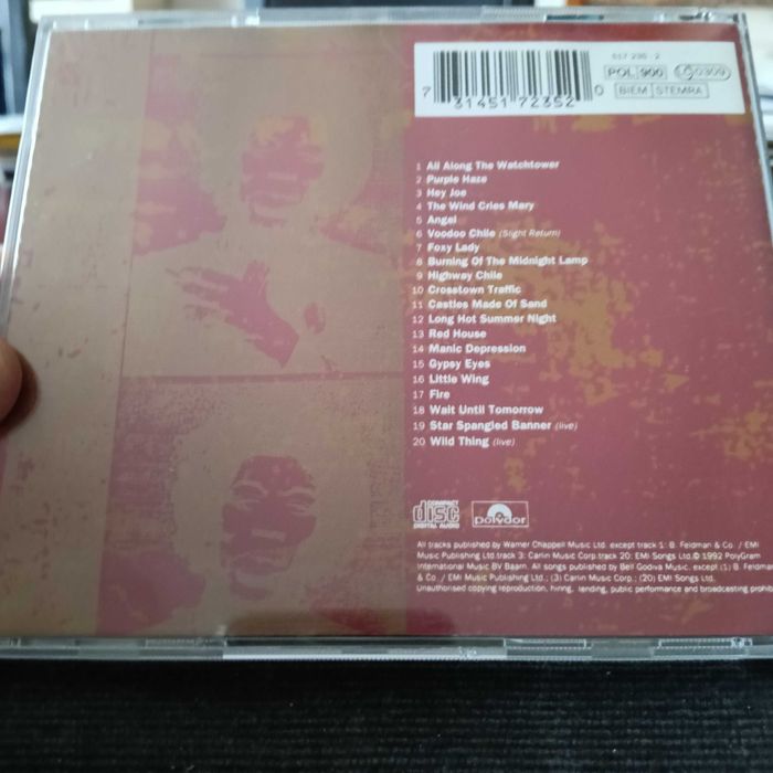 CD Jimi Hendrix - The ultimate experience