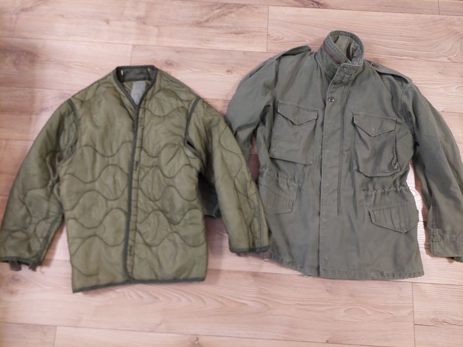 Kurtka M65 + podpinka US Army OG-107 MR medium regular kontrakt Alpha