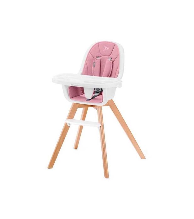 Kinderkraft Tixi Pink Krzesełko 2w1 Do Karmienia Różowe Niskie *NOWE*
