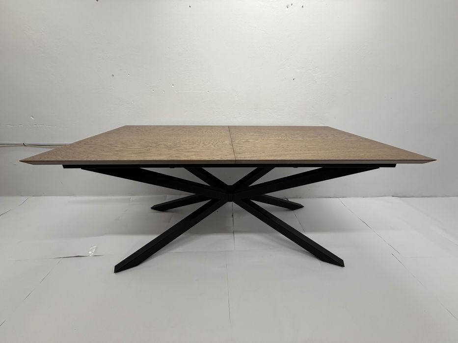 Dębowy stół do salonu, jadalni, gwiazda 190x90+60cm