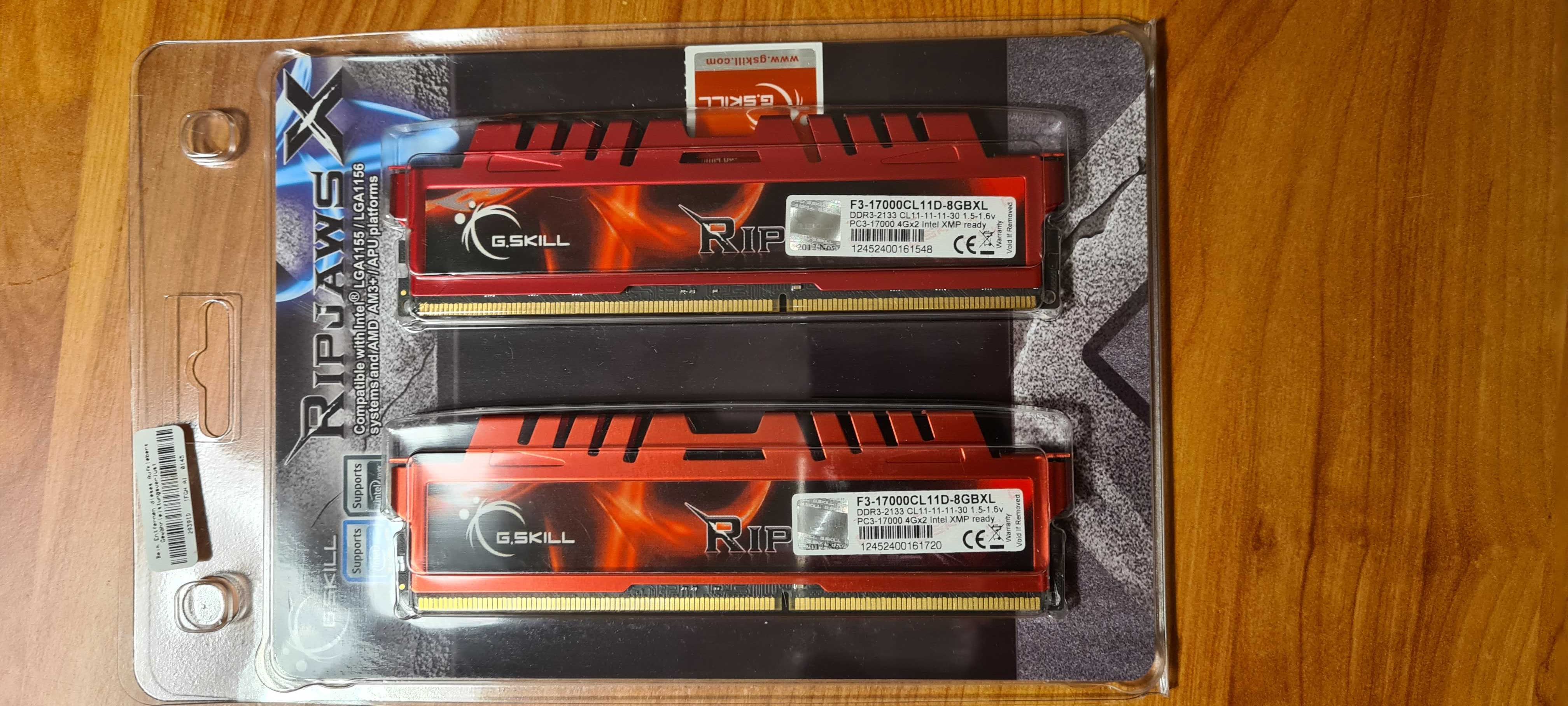 Memória Gskill Ripjaws DDR3-2133Mhz 16Gb (4X4GB)