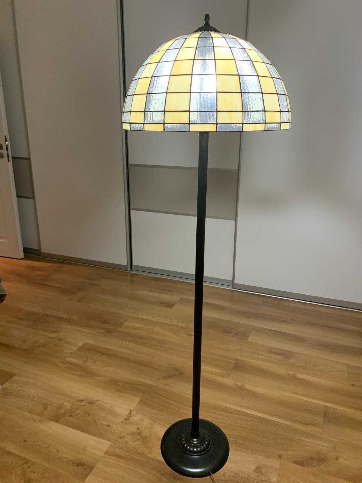 Lampa witrażowa stojąca podłogowa MODERN