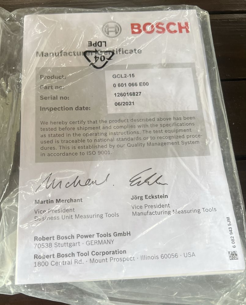 Laser Bosch GCL 2-15 Professional