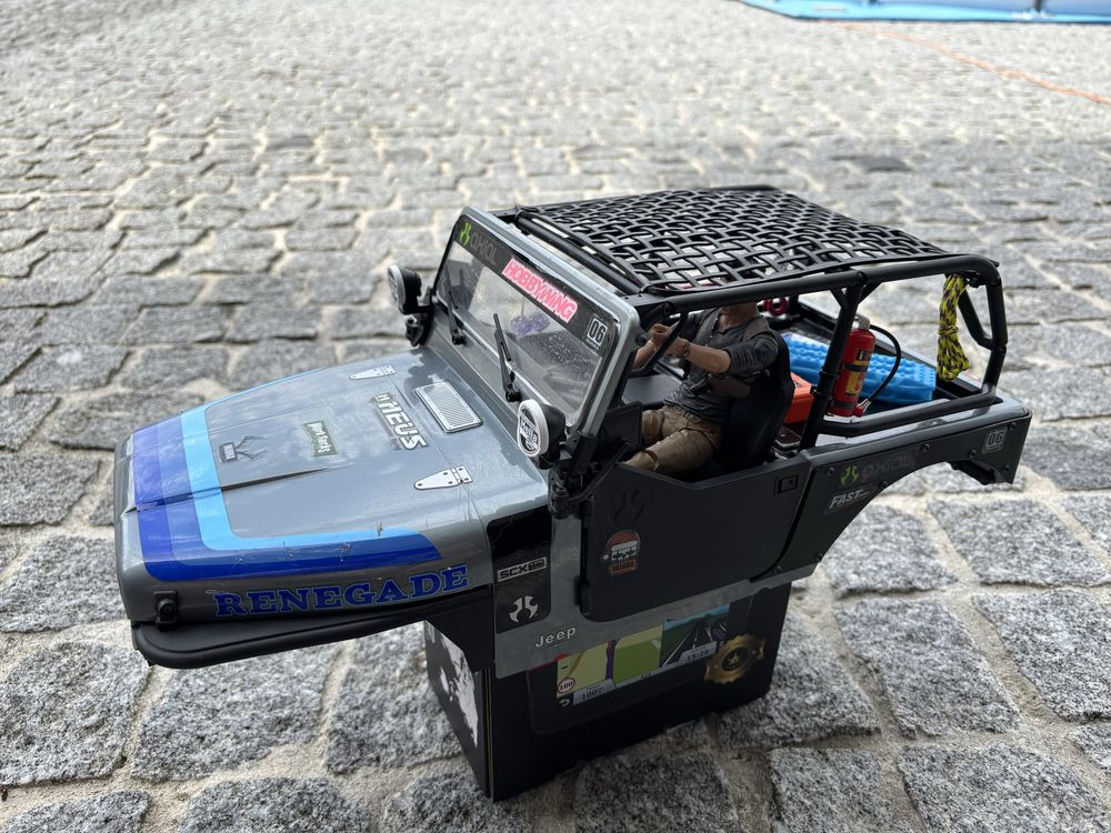 Hard body RC 1/10 Axial Scx10 III Jeep Cj-7
