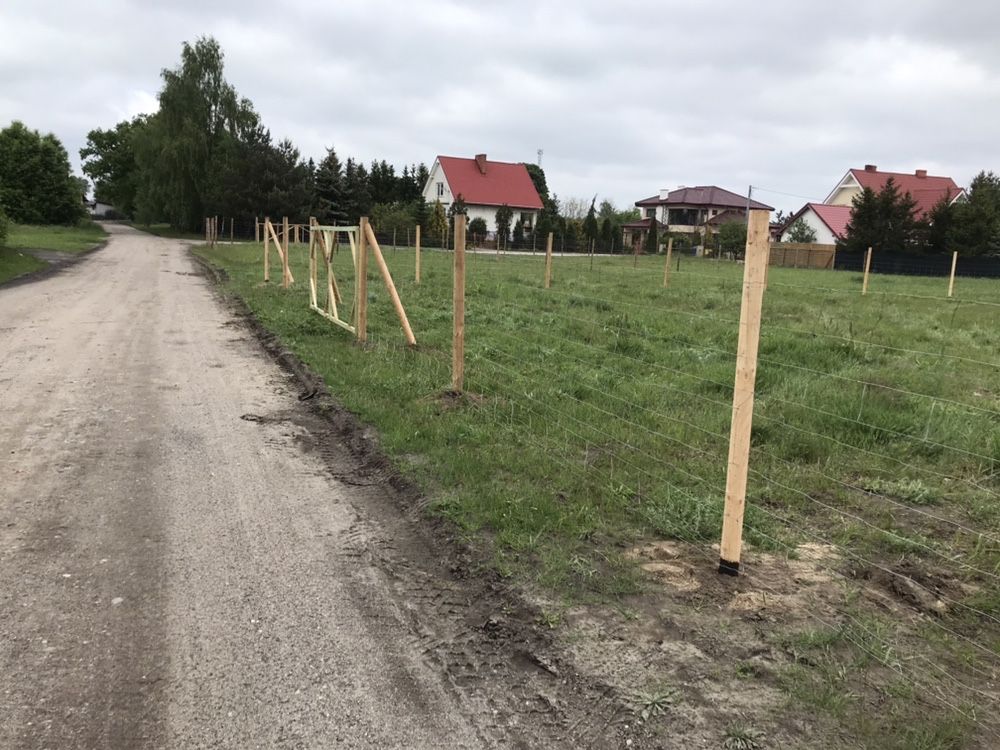 Ogrodzenie leśne płot tymczasowy budowlany tanio 17zł/Mb ASF