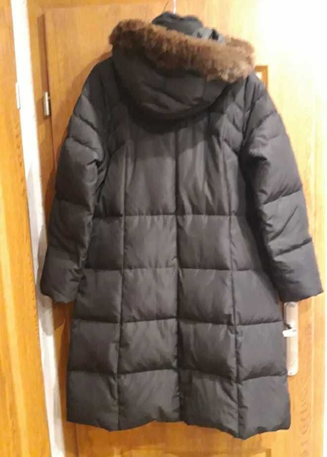 Zimowy puchowy płaszcz kurtka M&S, L