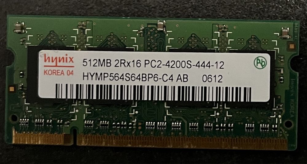 Memoria 512 MB DDRI 533F