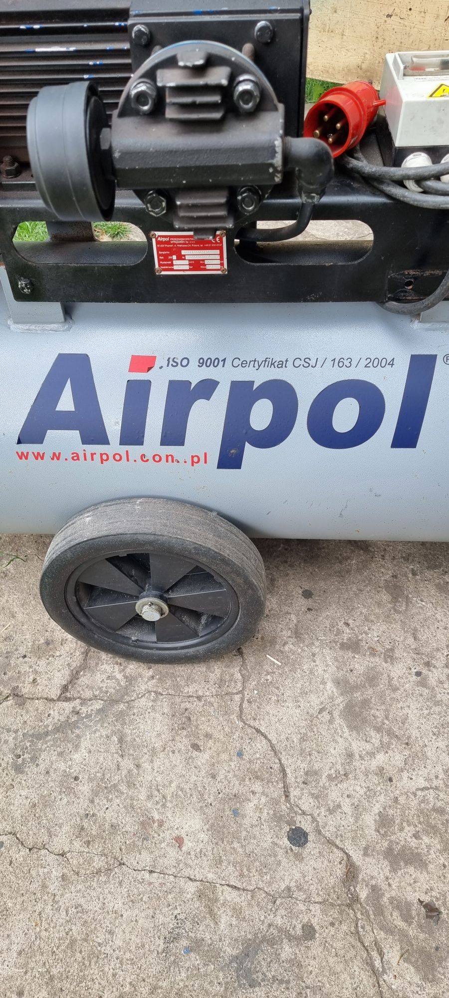 Kompresor sprężarka bezolejowa Airpol AB6 120l 1,5kw