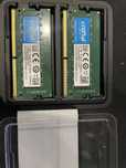 Ram DDR4 SODIMM Crucial 2400mhz 4GB + 8GB