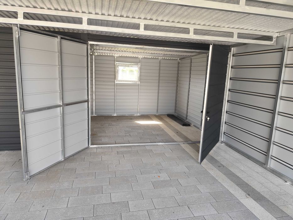 Nowoczesna Wiata - CARPORT z Pomieszczeniem Gospodarczym