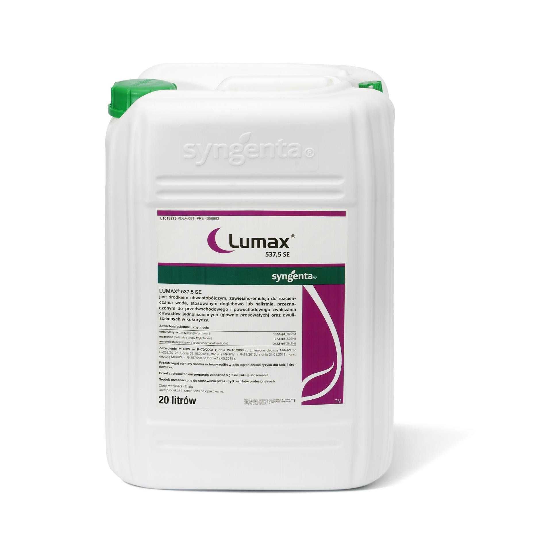 Lumax 537,5SE 200l /Syngenta/ herbicyd do kukurydzy na chwasty