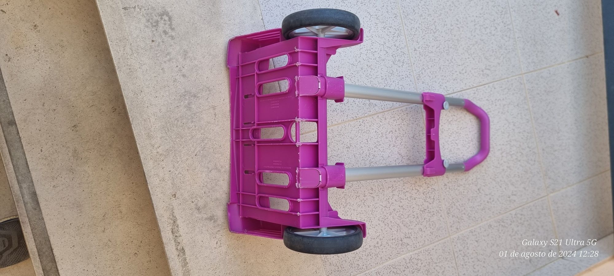 Troley para transporte de mochila