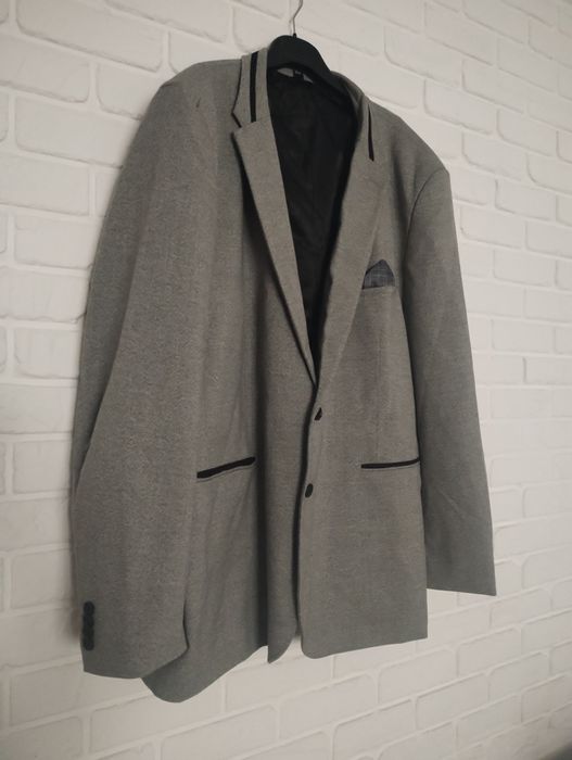 Szara marynarka komplet bonprix 62 64 nowe