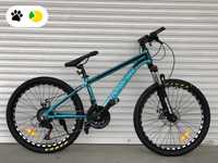 Горний алюминиевый велосипед 24" синий (есть разные размеры и цвета)