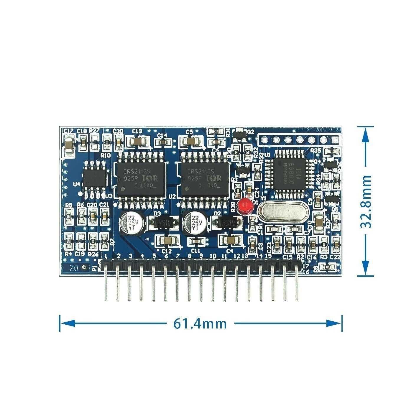 Модуль чистого синуса EGS002 на EG8010 и драйверах IR2113 +дисплей LCD