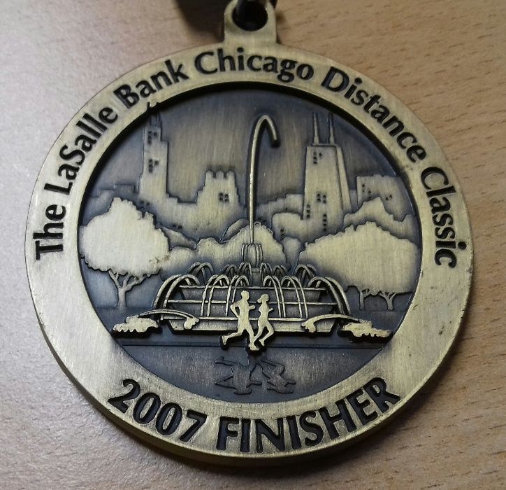 Medalha da Maratona de Chicago