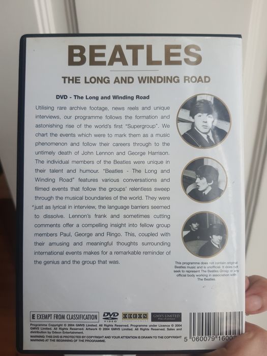 DVD the beatles the long and winding road