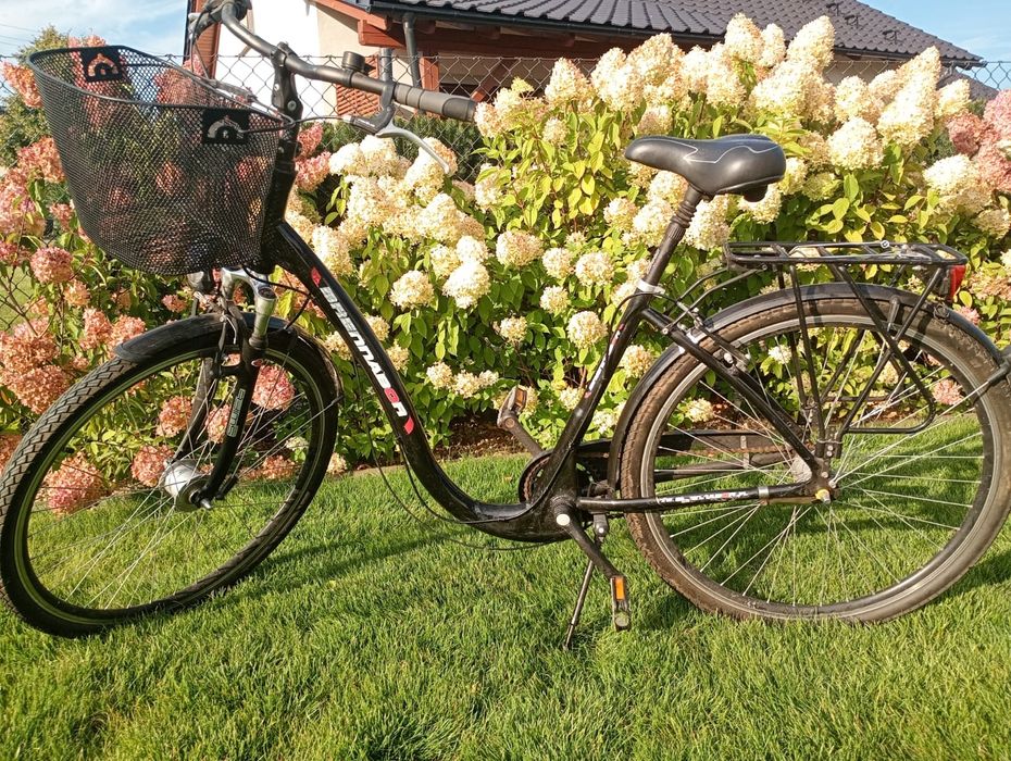 Rower damski miejski  z koszykiem 28"