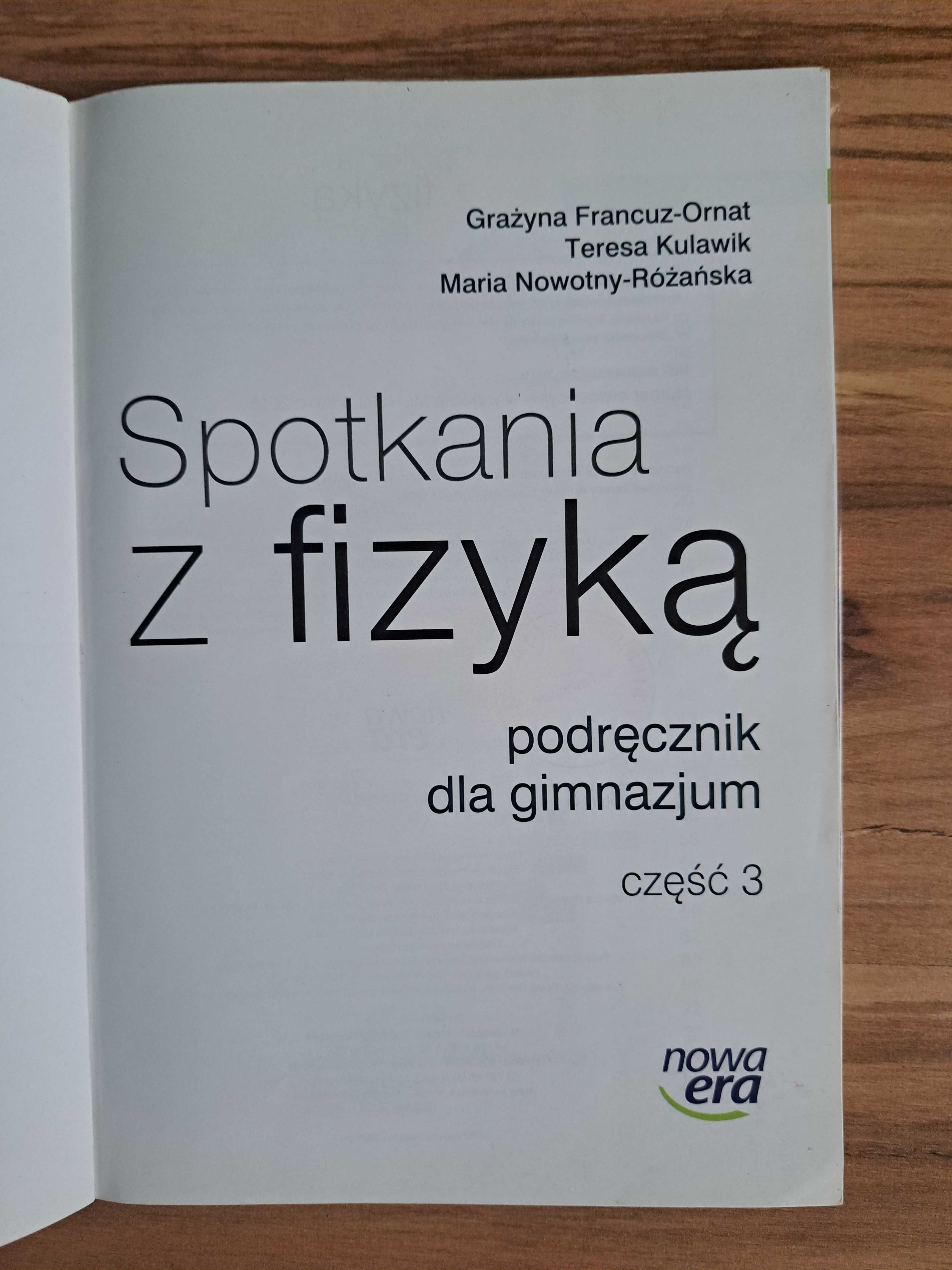 Zeszyt ćwiczeń podręcznik Odkryć fizykę spotkania z fizyką 3, 4