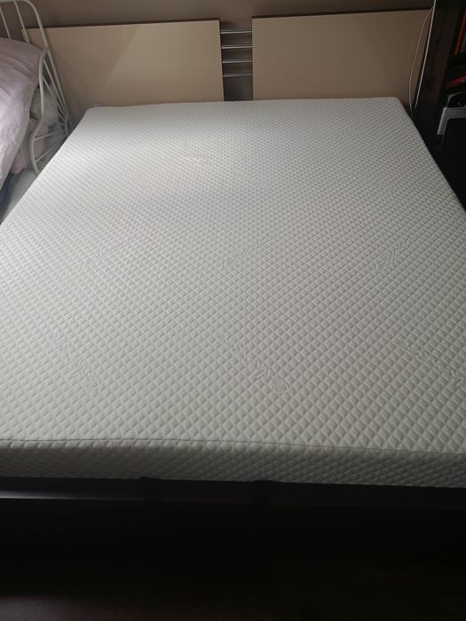 Łóżko kontynentalne sypialnia materac 160 x 200