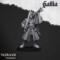 Knight of Gallia on Foot #11 Highlands Miniatures Old World Warhammer