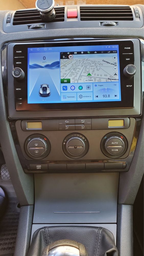 Магнитола Skoda Octavia a5 премиум НОВАЯ 4/64GB LTE CarPlay QLED