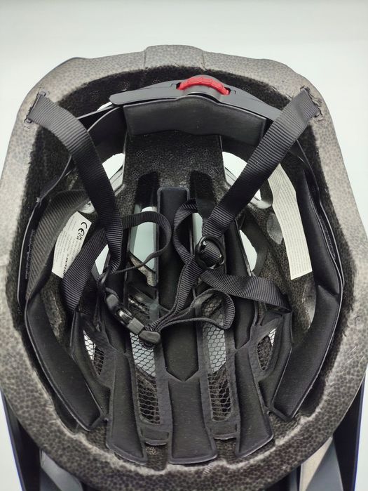 Kask rowerowy MTB Dunlop z lampką LED regulowany bezpieczny L 58-61