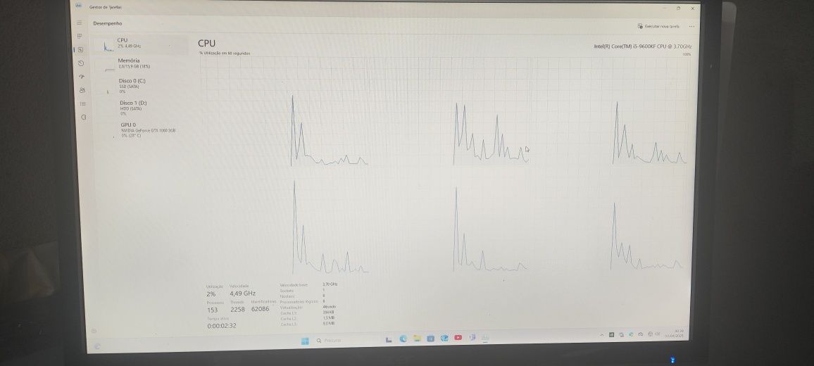 PC gamng Intel Core  i5  GTX 1060 16 gb ddr4