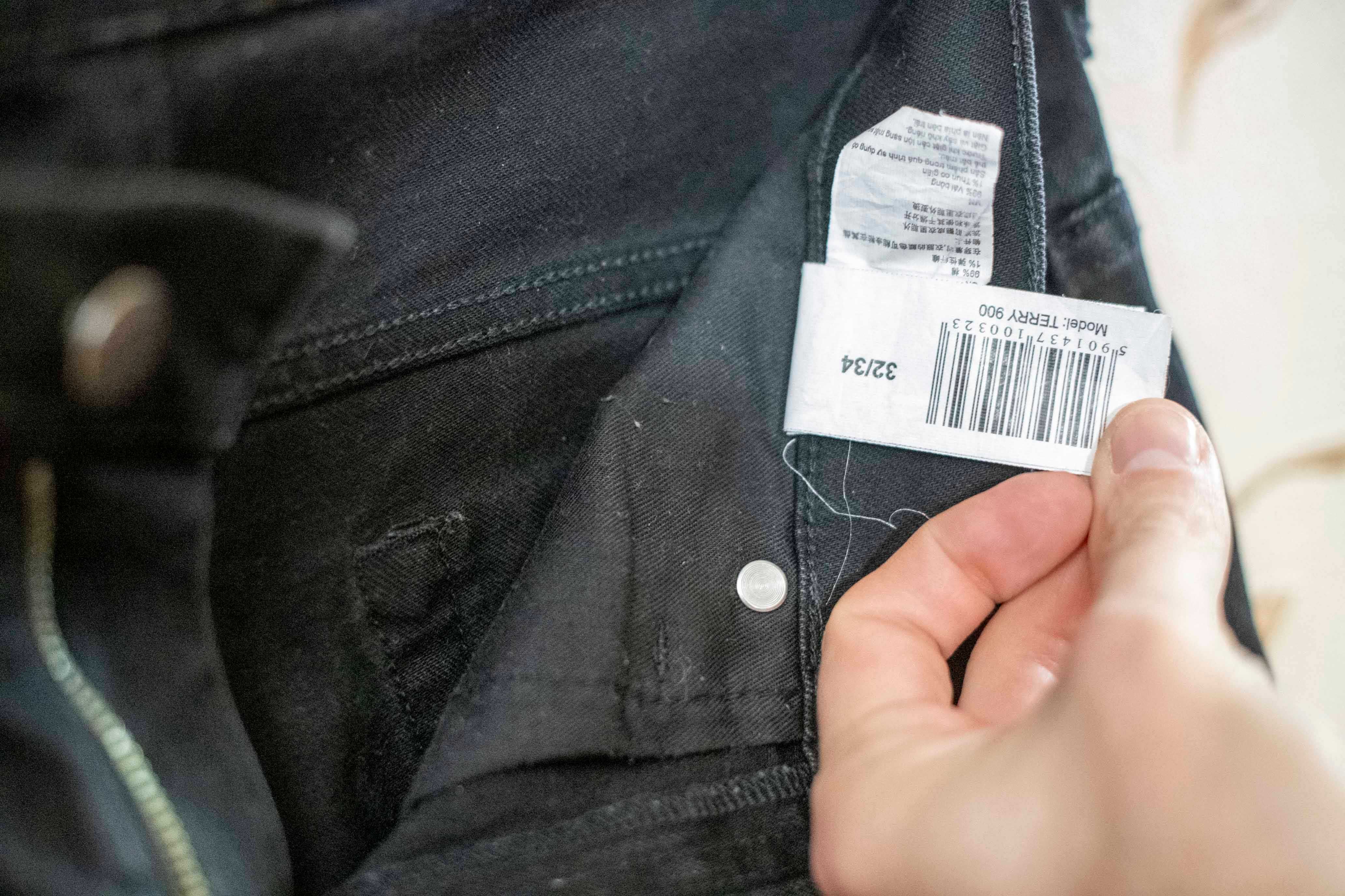 Spodnie jeansowe Big Star Terry 900 slim fit czarne męskie rozmiar L