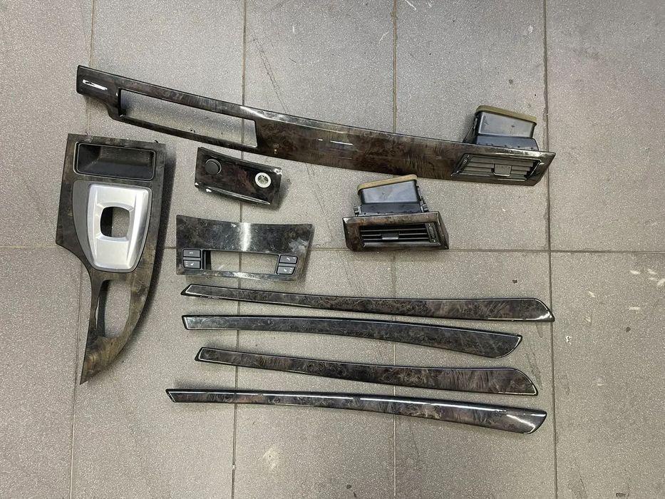 BMW E60 LCI DEKORY LISTWY PAPPEL GRAU