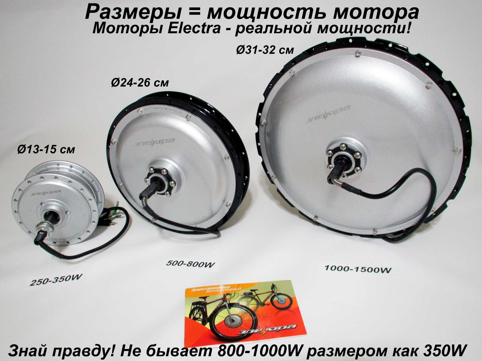 Самый мощный набор для электровелосипеда в Украине 60V 1000W