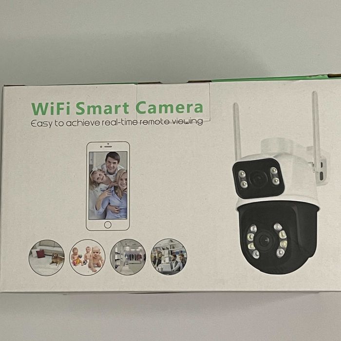Камера відеоспостереження 8 Мп з двома об'єктивами WIFI CAMERA  ICSee
