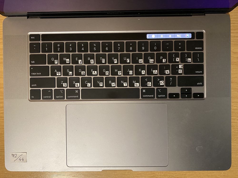 Топкейс macbook pro 16 a2141 Silver Spece Grey