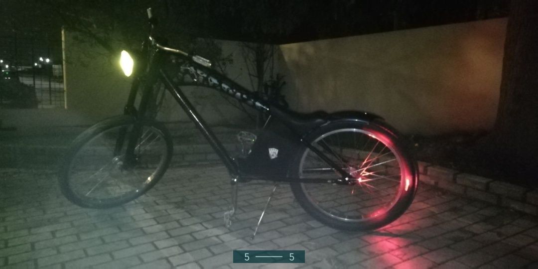 Bicicleta elétrica e-bike chopper custom