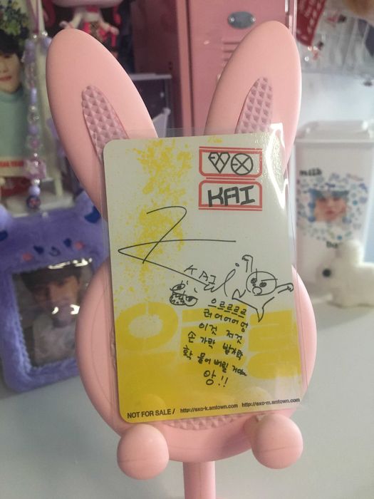 kpop photocard | exo kai growl a first press korean press