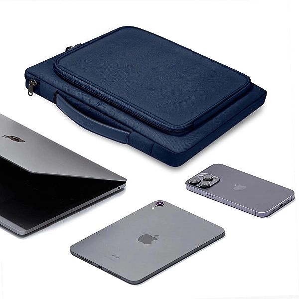 Tech-Protect Basic Bag Laptop 13-14 Navy Blue