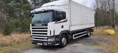 SCANIA 114L 340KM PDE EURO 3 PLANDEKA / Prywatny właściciel