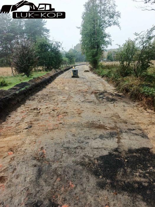 Roboty ziemne, wywrotki, koparki, kruszywa