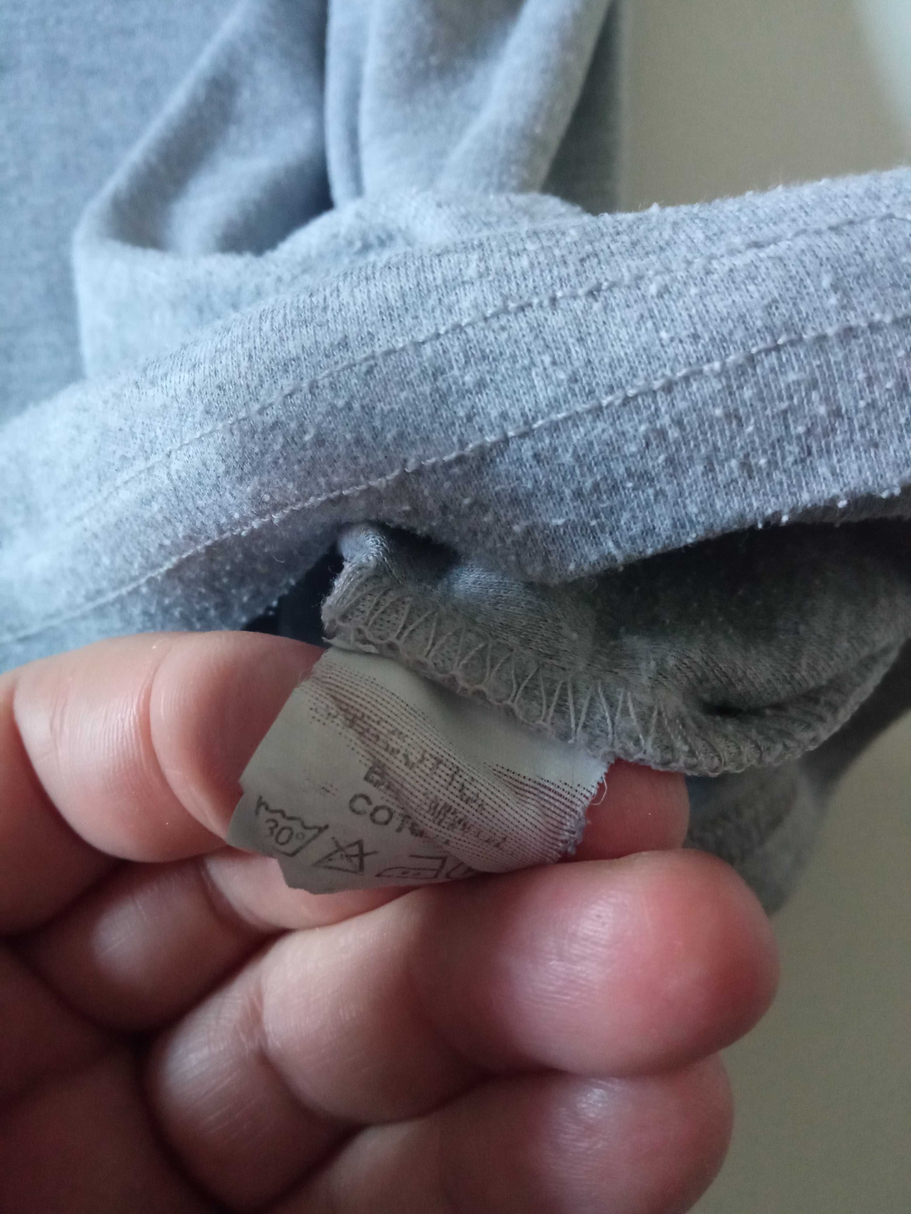 Abercrombie & Fitch szara koszulka t-shirt r 176 / XS