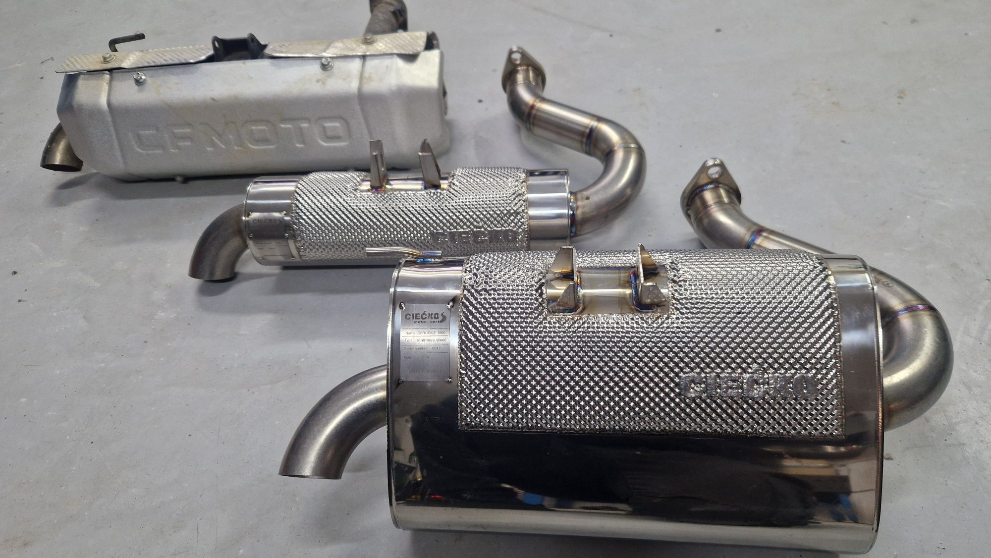 Nowy tlumik tuningowy quad CF MOTO CFORCE 850/ 1000