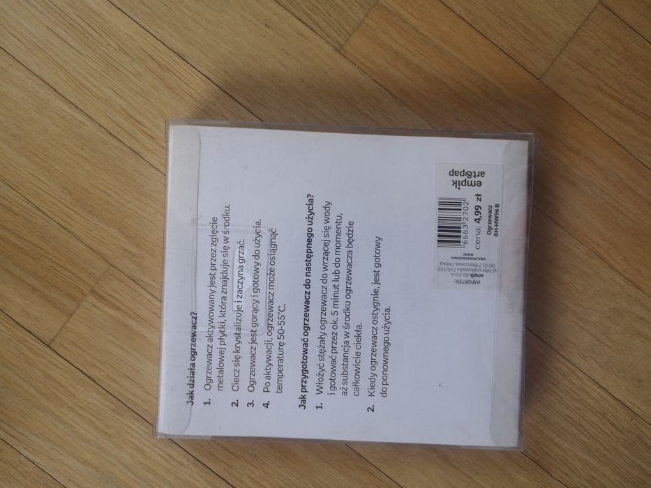 Ogrzewać do rąk z empika.