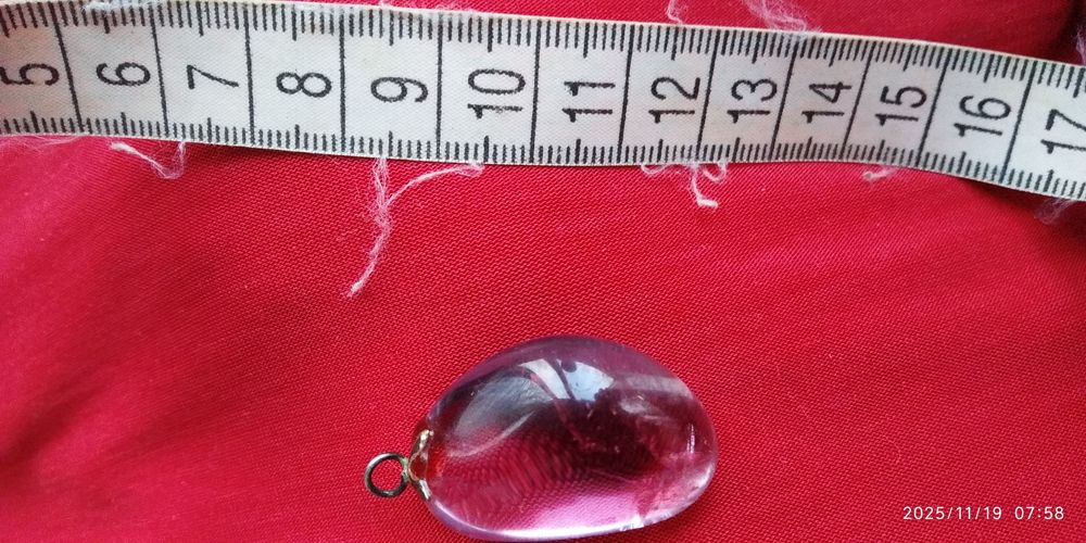 Аметист объемный кулон