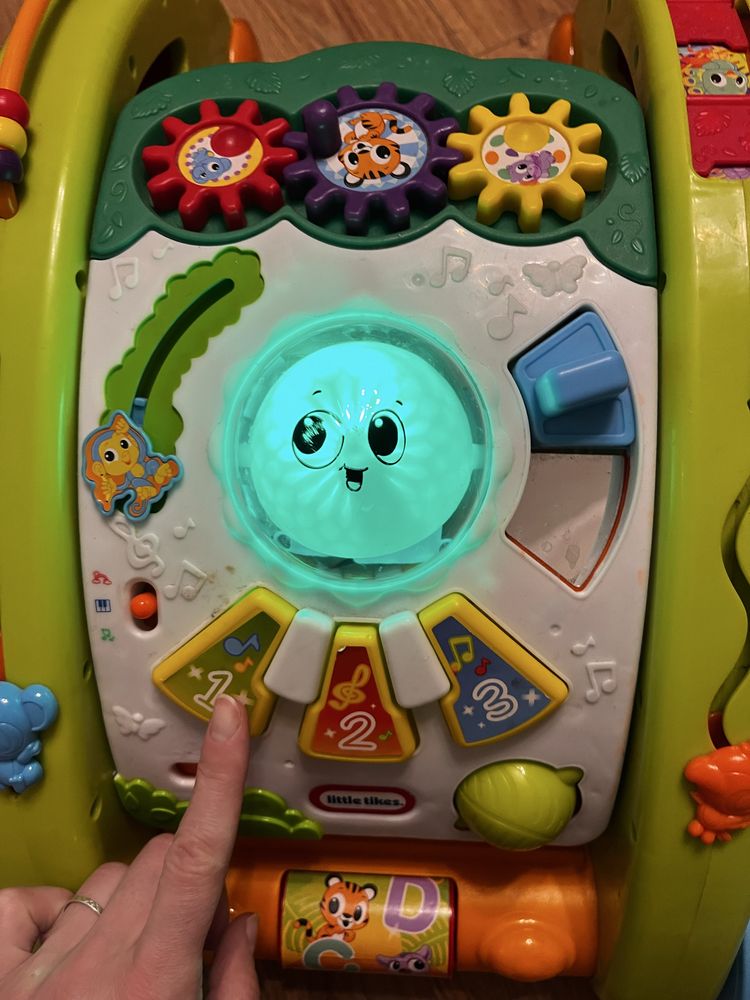 Little tikes Chodzik i stół aktywności 3 w 1 jezdzik