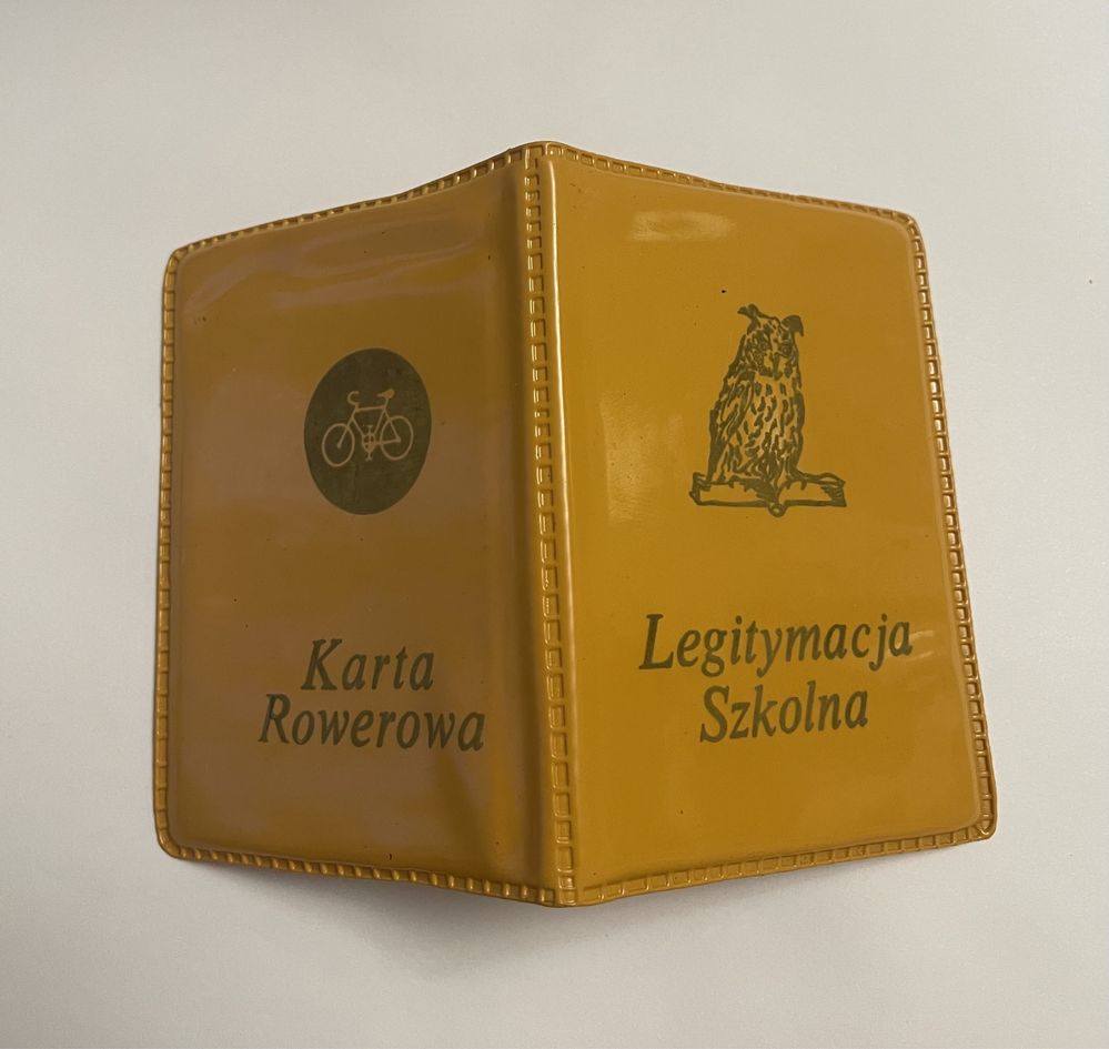 Etui okładka kolekcjonerska legitymacja szkolna karta rowerowa PRL