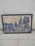 Quadro de azulejos pintados à mão