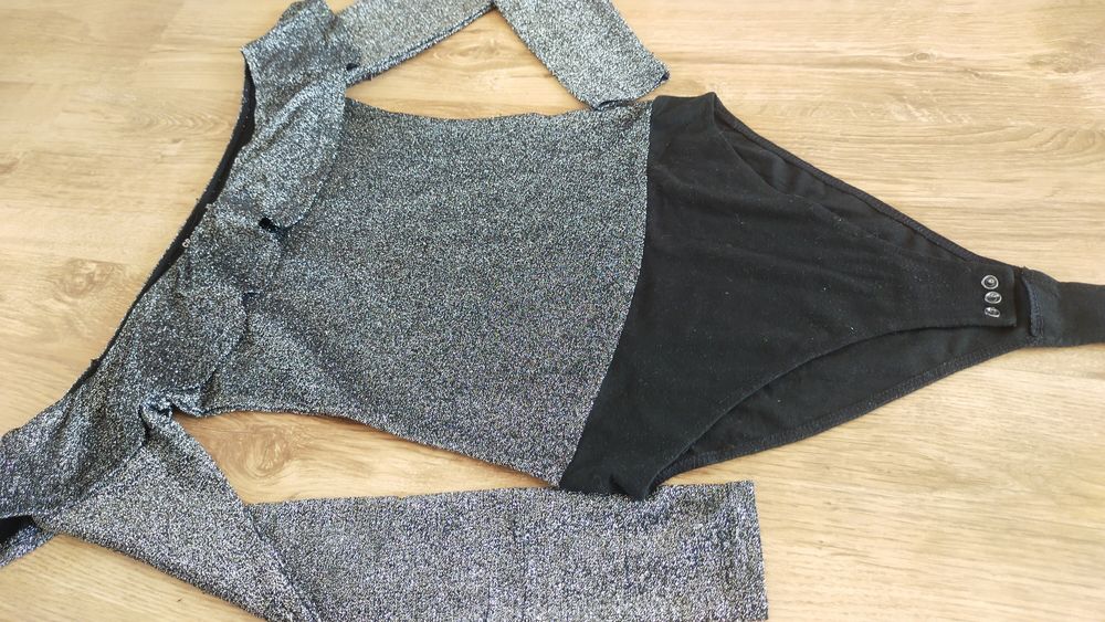 Body XS/34 imprezowe obcisłe aesthetic sylwester hiszpanka