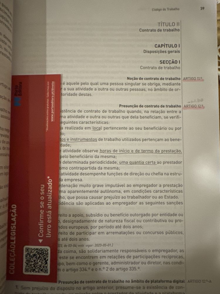 Livro de Codigo do Trabalho