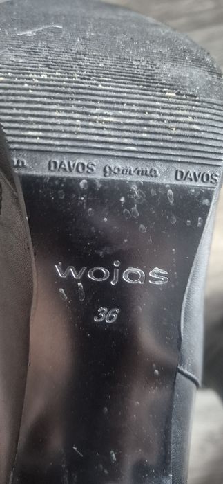 Skórzane botki Wojas rozm. 36